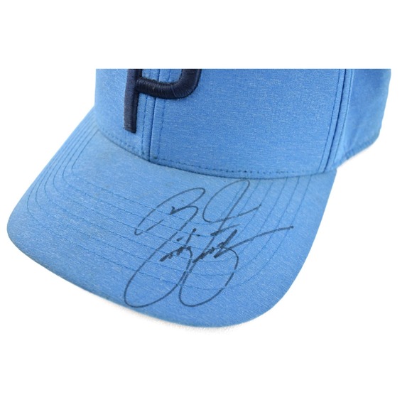 Rickie Fowler Signed Puma Golf Hat Snapback Blue - Picture 3 of 6